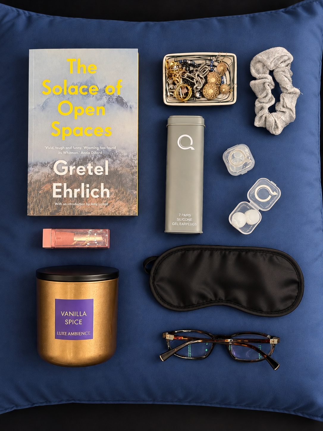 Quintara case with bedtime essentials